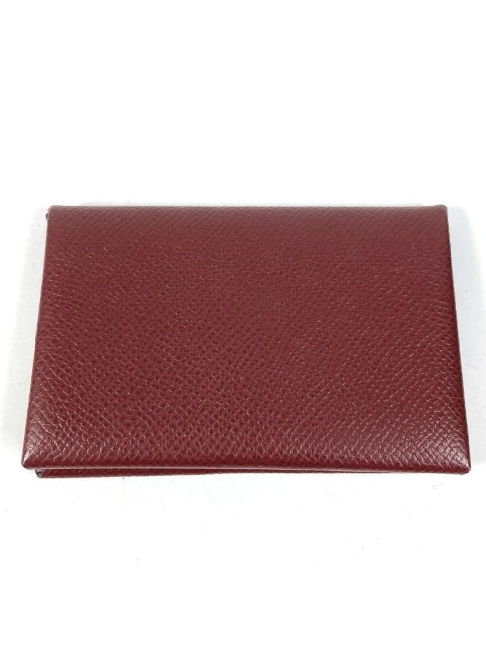 ★SOLD★ Hermes Card Case Calvi Epsom Brown - Picture 1 of 9